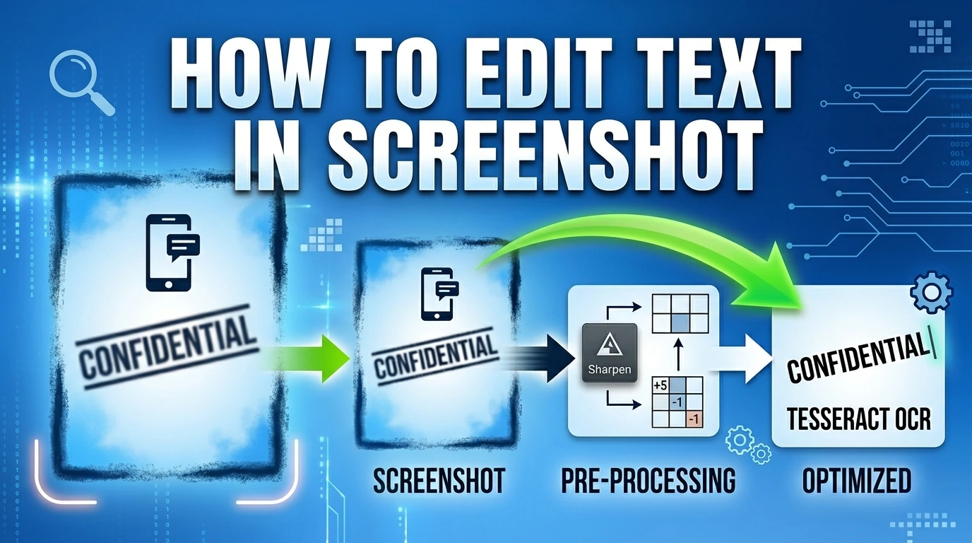 How to Edit Text in a Screenshot